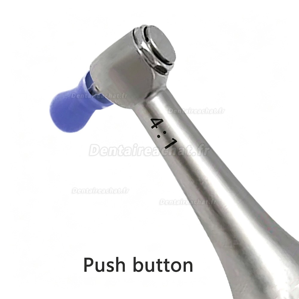 Pi&egrave;ce &agrave; main de prophylaxie dentaire avec contre-angle 4:1 + c&ocirc;ne nasal